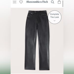 Abercrombie Leather Pants
